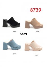 Klapki na obcasie (36-41/12P)