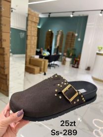 Klapki zakryte palce damskie(36-41/12P)