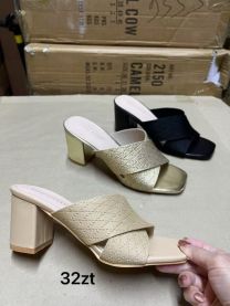 Klapki na obcasie (36-41/12P)