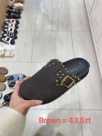 Klapki zakryte palce damskie(36-41/12P)