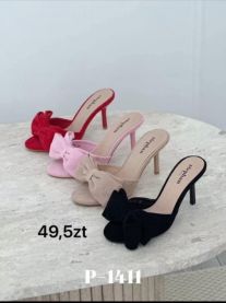 Klapki na obcasie (36-41/12P)