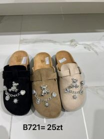 Klapki zakryte palce damskie(36-41/12P)