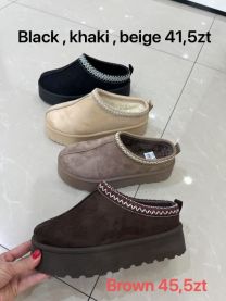 Kapcie zakryte palce damskie (36-41/12P)