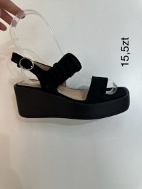 Sandały na koturnie (36-41/12P)