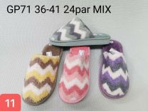 Kapcie zakryte palce damskie (36-41/24P)