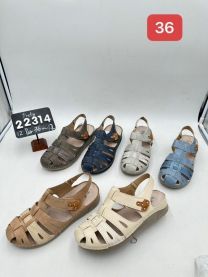 Sandały na koturnie (36-42/12P)