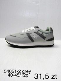 Buty sportowe wiązane męskie (40-45/12P)