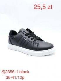 buty sportowe wiązane damskie (36-41/12P)