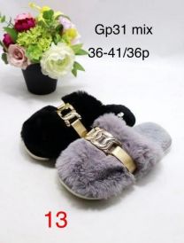 Kapcie zakryte palce damskie (36-41/36P)