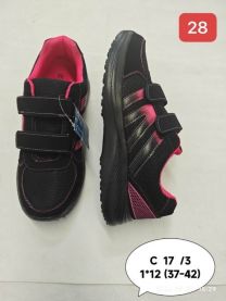 Buty sportowe na rzepy damskie (37-42/12P)
