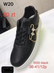 buty sportowe wiązane damskie (36-41/12P)