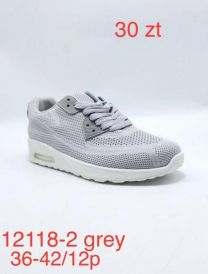 buty sportowe wiązane damskie (36-42/12P)