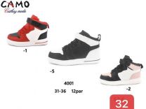 Buty sportowe na rzepy chłopięce i dziewczynka (31-36/12P)