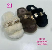 Kapcie odkryte palce damskie(36-41/36P)