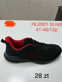 Buty sportowe wiązane męskie (41-46/12P)