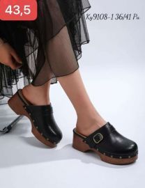 Klapki zakryte palce damskie(36-41/12P)