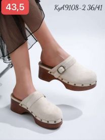 Klapki zakryte palce damskie(36-41/12P)