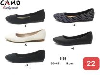 Baleriny damskie (36-42/12P)