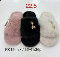 Kapcie odkryte palce damskie(36-41/36P)