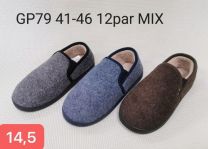 Kapcie zakryte palce męskie (41-46/24P)