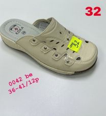 Klapki zakryte palce damskie(36-41/12P)