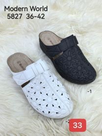 Klapki zakryte palce damskie(36-42/12P)