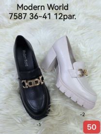 Półbuty na obcasie(36-41/12P)