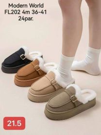 Kapcie zakryte palce damskie (36-41/24P)