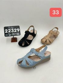 Sandały na koturnie (36-41/12P)