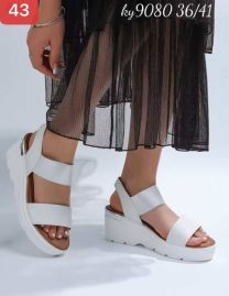 Sandały na koturnie (36-41/12P)