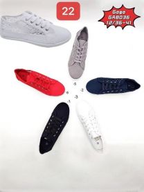 Trampki wiążane damskie(36-41/12P)