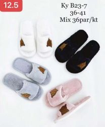 Kapcie odkryte palce damskie(36-41/36P)