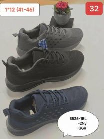 Buty sportowe wiązane męskie (41-46/12P)