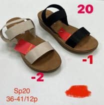 Sandały na koturnie (36-41/12P)