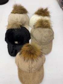 Czapki damskie z daszkiem (uniwersalny/12szt)