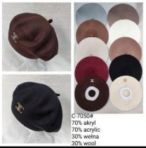 Beret damskie (uniwersalny/12szt)