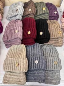 Komplet Czapki damskie (uniwersalny/12kompletów)