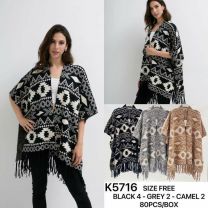 Ponczo damska (uniwersalny/8szt)