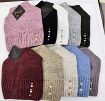 Czapki damskie (uniwersalny/12szt)