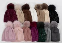 Czapki damskie (uniwersalny/12szt)