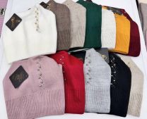 Czapki damskie (uniwersalny/12szt)