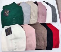 Czapki damskie (uniwersalny/12szt)