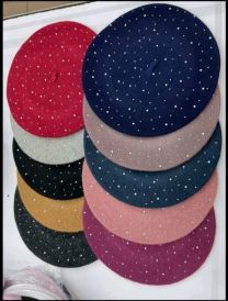 Beret damskie (uniwersalny/12szt)