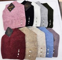 Czapki damskie (uniwersalny/12szt)