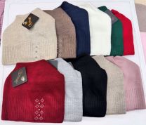 Czapki damskie (uniwersalny/12szt)