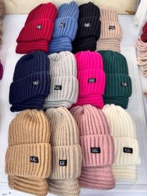 Komplet czapki damskie (uniwersalny/12kpt)