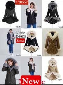 kurtka damskie (2-6XL/5szt)