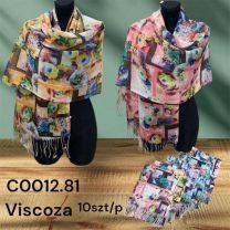 Szaliki damskie (uniwersalny/10szt)