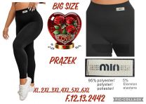 PLUS_Spodnie legginsy damskie (XL-6XL/12szt)