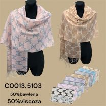 Szaliki damskie (uniwersalny/12szt)